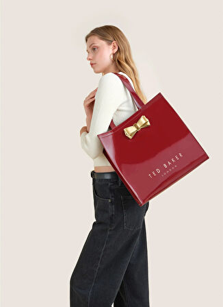 Ted Baker Bordo Kadın Shopper Çanta 240624-10