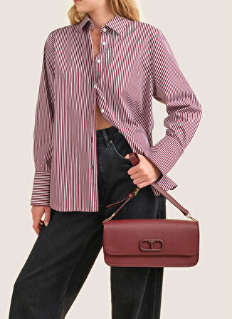 Ted Baker Bordo Kadın Omuz Çantası 25FW318
