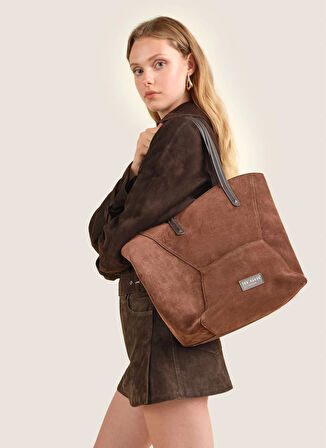 Ted Baker Deri Kahve Kadın Shopper Çanta 9130