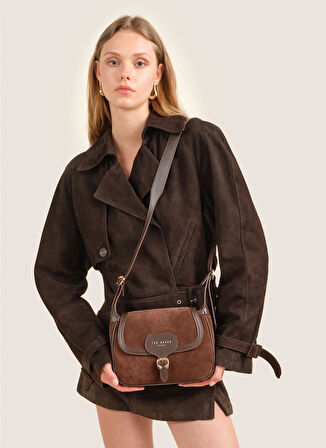 Ted Baker Deri Kahve Kadın Çapraz Çanta 9135