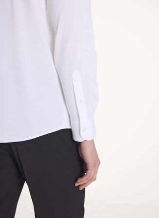 Ted Baker Beyaz Erkek İtalyan Comfort Fit Oxford Gömlek TBMRSH1084