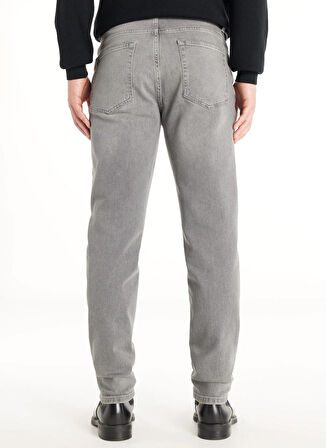 Ted Baker Normal Bel Slim Tapered Paça Tapered Fit Gri Erkek Pantolon TBMRDN1007