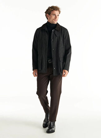 Ted Baker Standart Antrasit Erkek Düz Ceket TBMROW1022