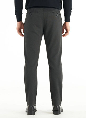 Ted Baker Lastikli Bel Slim Paça Slim Straight Antrasit Erkek Pantolon TBMRTR1042