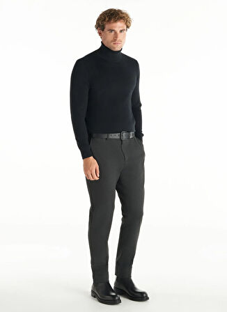 Ted Baker Lastikli Bel Slim Paça Slim Straight Antrasit Erkek Pantolon TBMRTR1042