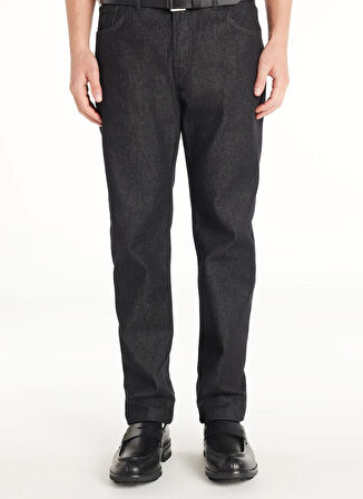 Ted Baker Normal Bel Straight Paça Straight Siyah Erkek Pantolon TBMRDN1005