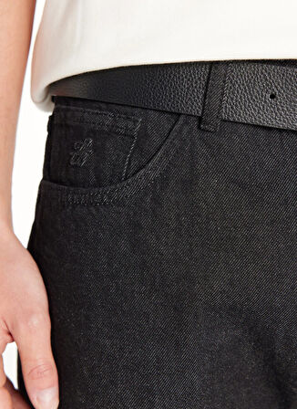 Ted Baker Normal Bel Straight Paça Straight Siyah Erkek Pantolon TBMRDN1005