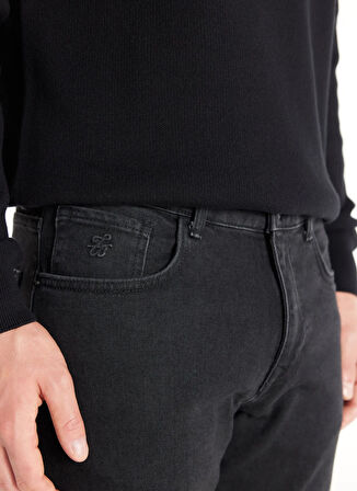 Ted Baker Normal Bel Slim Paça Slim Fit Siyah Erkek Pantolon TBMRDN1002