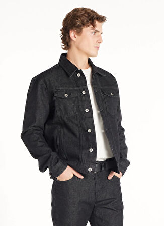 Ted Baker Rahat Siyah Erkek Düz Ceket TBMRDN1009