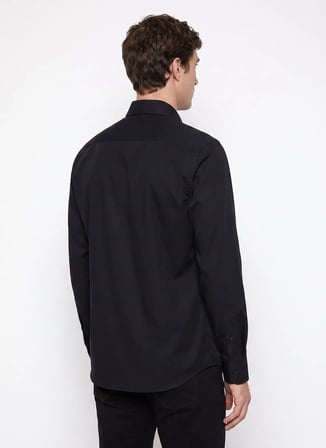Ted Baker Siyah Erkek Gömlek TBMRSH1090