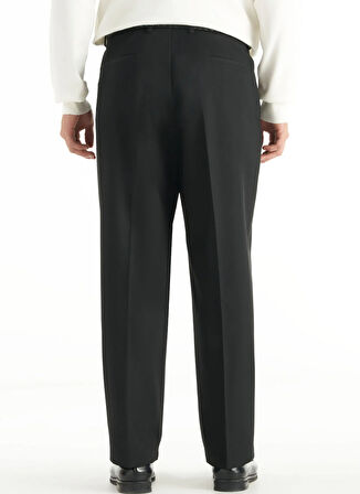 Ted Baker Normal Bel Geniş Paça Bol Kesim Siyah Erkek Pantolon TBMRTR1010