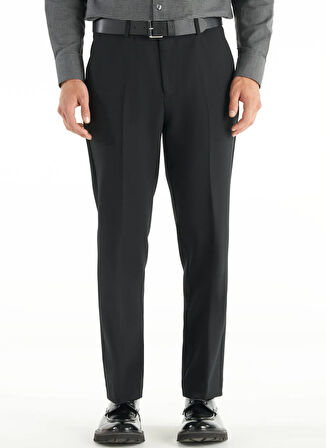 Ted Baker Normal Bel Normal Paça Regular Fit Siyah Erkek Pantolon TBMRTR1011