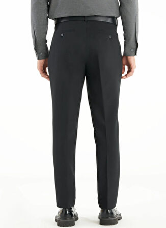 Ted Baker Normal Bel Normal Paça Regular Fit Siyah Erkek Pantolon TBMRTR1011