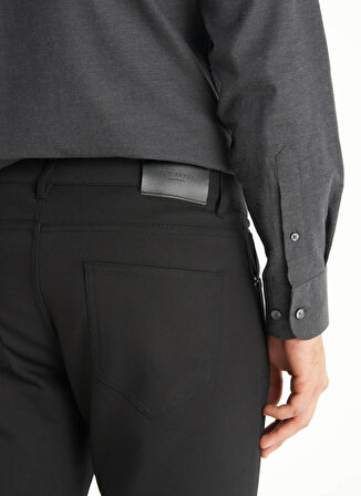 Ted Baker Normal Bel Slim Paça Slim Fit Siyah Erkek Pantolon TBMRTR1016