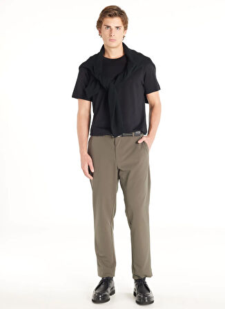 Ted Baker Bisiklet Yaka Düz Siyah Erkek T-Shirt TBMRTS1003