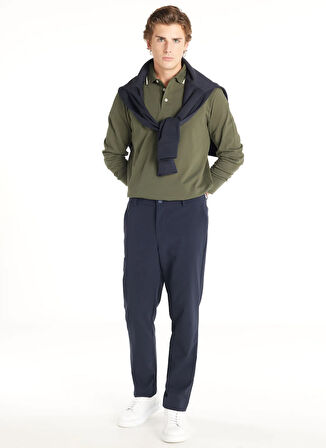 Ted Baker Pike Desenli Yeşil Erkek Polo T-Shirt TBMRTS1008