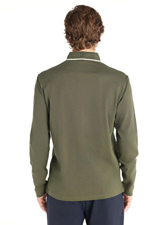 Ted Baker Pike Desenli Yeşil Erkek Polo T-Shirt TBMRTS1008