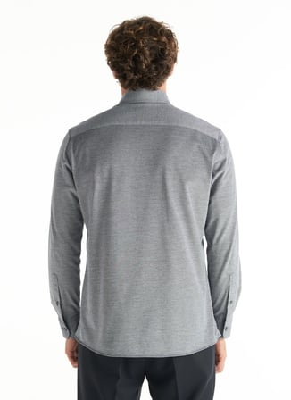 Ted Baker Gri Erkek Oxford Gömlek TBMRSH1084