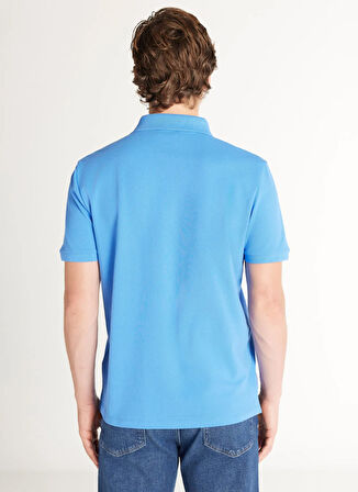 Ted Baker Pike Desenli Mavi Erkek Polo T-Shirt TBMRTS1024