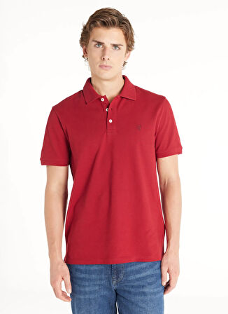 Ted Baker Pike Desenli Kırmızı Erkek Polo T-Shirt TBMRTS1024