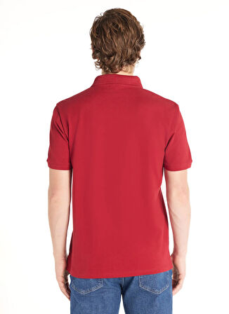 Ted Baker Pike Desenli Kırmızı Erkek Polo T-Shirt TBMRTS1024