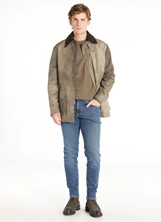 Ted Baker Standart Haki Erkek Düz Ceket TBMROW1024