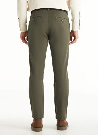 Ted Baker Normal Bel Slim Tapered Paça Slim Fit Haki Erkek Pantolon TBMRTR1040
