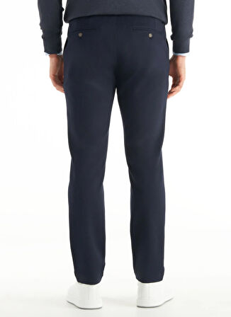 Ted Baker Lastikli Bel Slim Paça Slim Straight Lacivert Erkek Pantolon TBMRTR1042