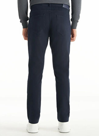 Ted Baker Normal Bel Slim Paça Slim Fit Lacivert Erkek Pantolon TBMRTR1048