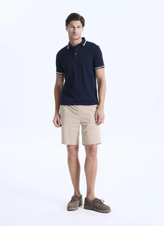Ted Baker Lacivert Erkek T-Shirt TBMRTS1009
