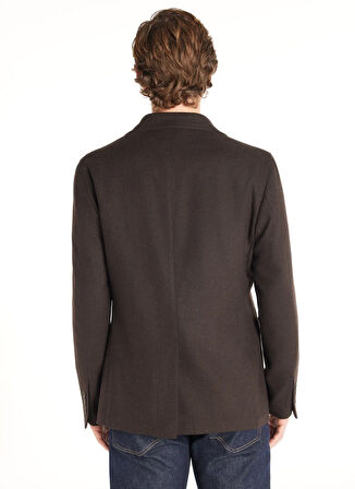 Ted Baker Standart Kahve Erkek Düz Ceket TBMRJC1019