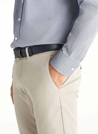 Ted Baker Normal Bel Slim Tapered Paça Slim Fit Koyu Bej Erkek Pantolon TBMRTR1040
