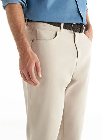 Ted Baker Normal Bel Straight Paça Regular Straight Taş Erkek Pantolon TBMRTR1024