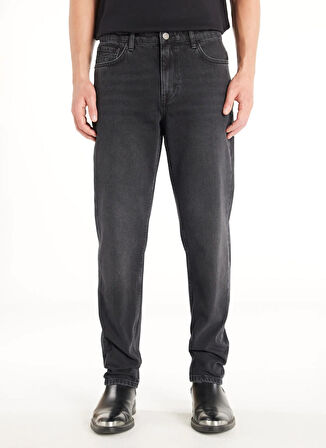 Ted Baker Normal Bel Slim Tapered Paça Tapered Fit Füme Erkek Pantolon TBMRDN1018