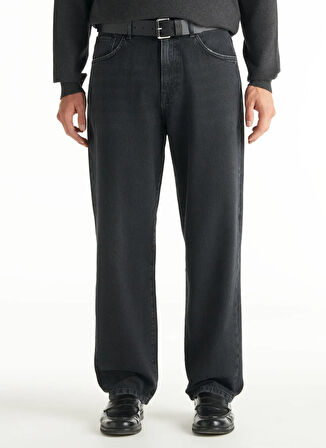 Ted Baker Normal Bel Geniş Paça Rahat Füme Erkek Pantolon TBMRDN1017