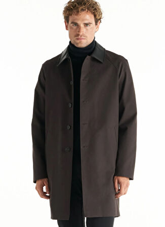 Ted Baker Açık Kahve Erkek Pardösü TBMROW1023