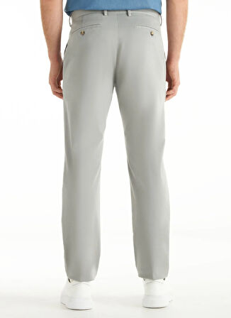 Ted Baker Normal Bel Slim Tapered Paça Regular Fit Gri - Mavi Erkek Pantolon TBMRTR1047