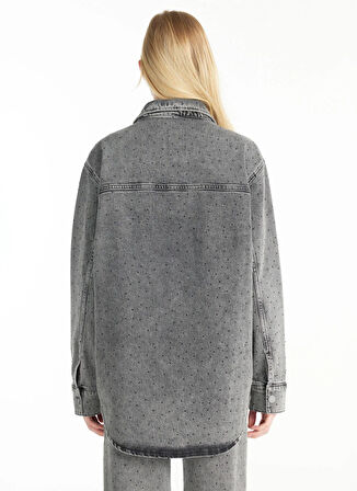 Ted Baker Standart Gri Kadın Ceket TBWRDN1013