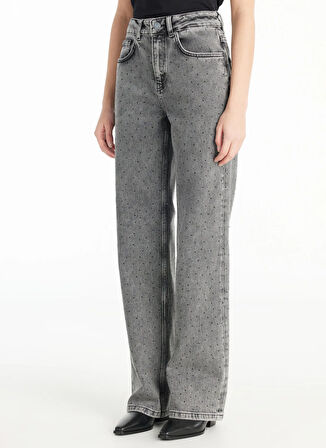 Ted Baker Normal Bel Standart Gri Kadın Pantolon TBWRDN1014