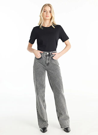 Ted Baker Normal Bel Standart Gri Kadın Pantolon TBWRDN1014