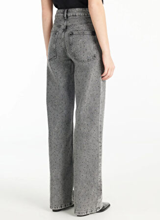 Ted Baker Normal Bel Standart Gri Kadın Pantolon TBWRDN1014