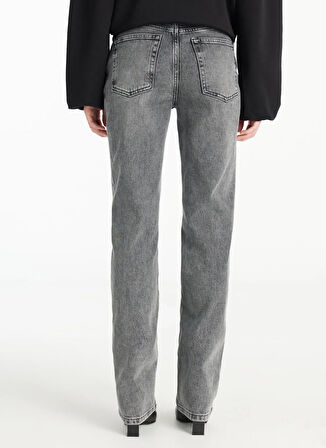 Ted Baker Normal Bel Regular Straight Antrasit Kadın Pantolon TBWRDN1033