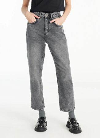 Ted Baker Normal Bel Tapered Fit Antrasit Kadın Pantolon TBWRDN1036