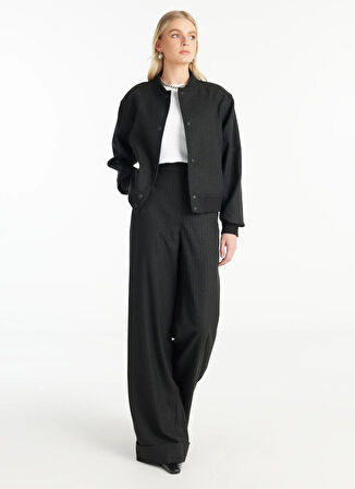 Ted Baker Cropped Fit Antrasit Kadın Ceket TBWROW1040-1