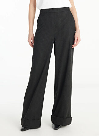 Ted Baker Normal Bel Rahat Antrasit Kadın Pantolon TBWRTR1013-2
