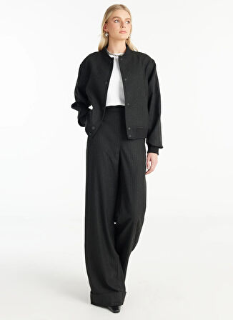 Ted Baker Normal Bel Rahat Antrasit Kadın Pantolon TBWRTR1013-2