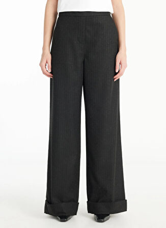 Ted Baker Normal Bel Rahat Antrasit Kadın Pantolon TBWRTR1013-2