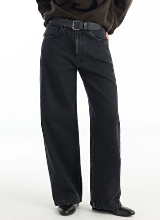 Ted Baker Normal Bel Bol Kesim Siyah Kadın Pantolon TBWRDN1035-1