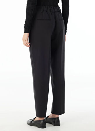 Ted Baker Lastikli Bel Slim Fit Siyah Kadın Pantolon TBWRTR1000