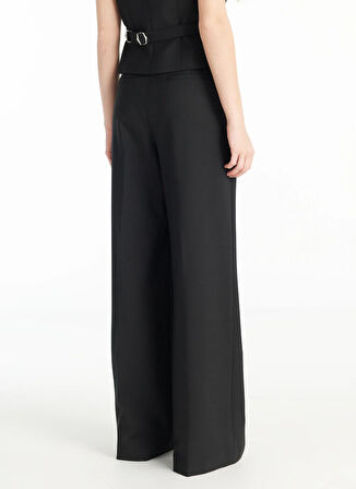 Ted Baker Normal Bel Düz Siyah Kadın Pantolon TBWRTR1001-6